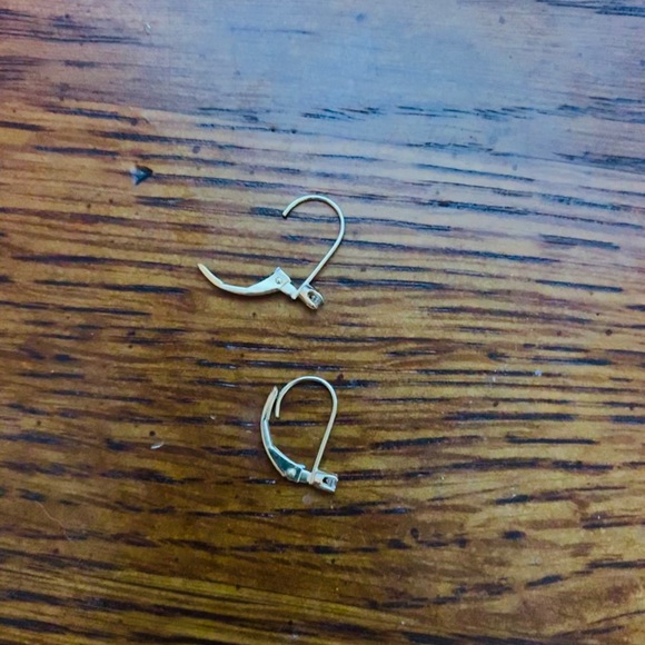 Gold and Diamond Earrings - Picture 3 of 4